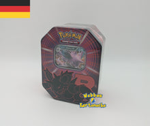 Lade das Bild in den Galerie-Viewer, Pokemon TCG Team Rocket Tin Box (deutsch)
