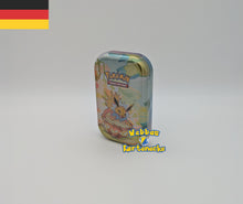 Lade das Bild in den Galerie-Viewer, Pokemon TCG Karmesin & Purpur Prismatische Entwicklungen Mini Tin (deutsch)