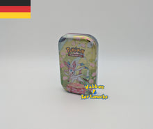 Lade das Bild in den Galerie-Viewer, Pokemon TCG Karmesin & Purpur Prismatische Entwicklungen Mini Tin (deutsch)