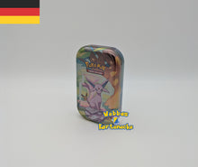 Lade das Bild in den Galerie-Viewer, Pokemon TCG Karmesin & Purpur Prismatische Entwicklungen Mini Tin (deutsch)