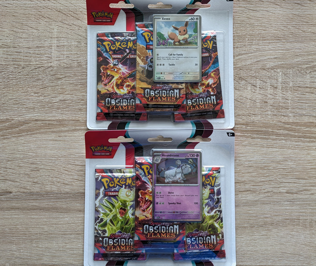 Pokemon TCG Obsidian Flames (OBF) 3er Blister (englisch)