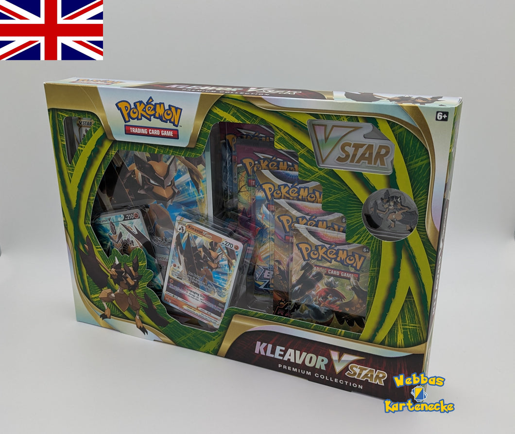Pokemon TCG Kleavor VSTAR Premium Collection Box (englisch)
