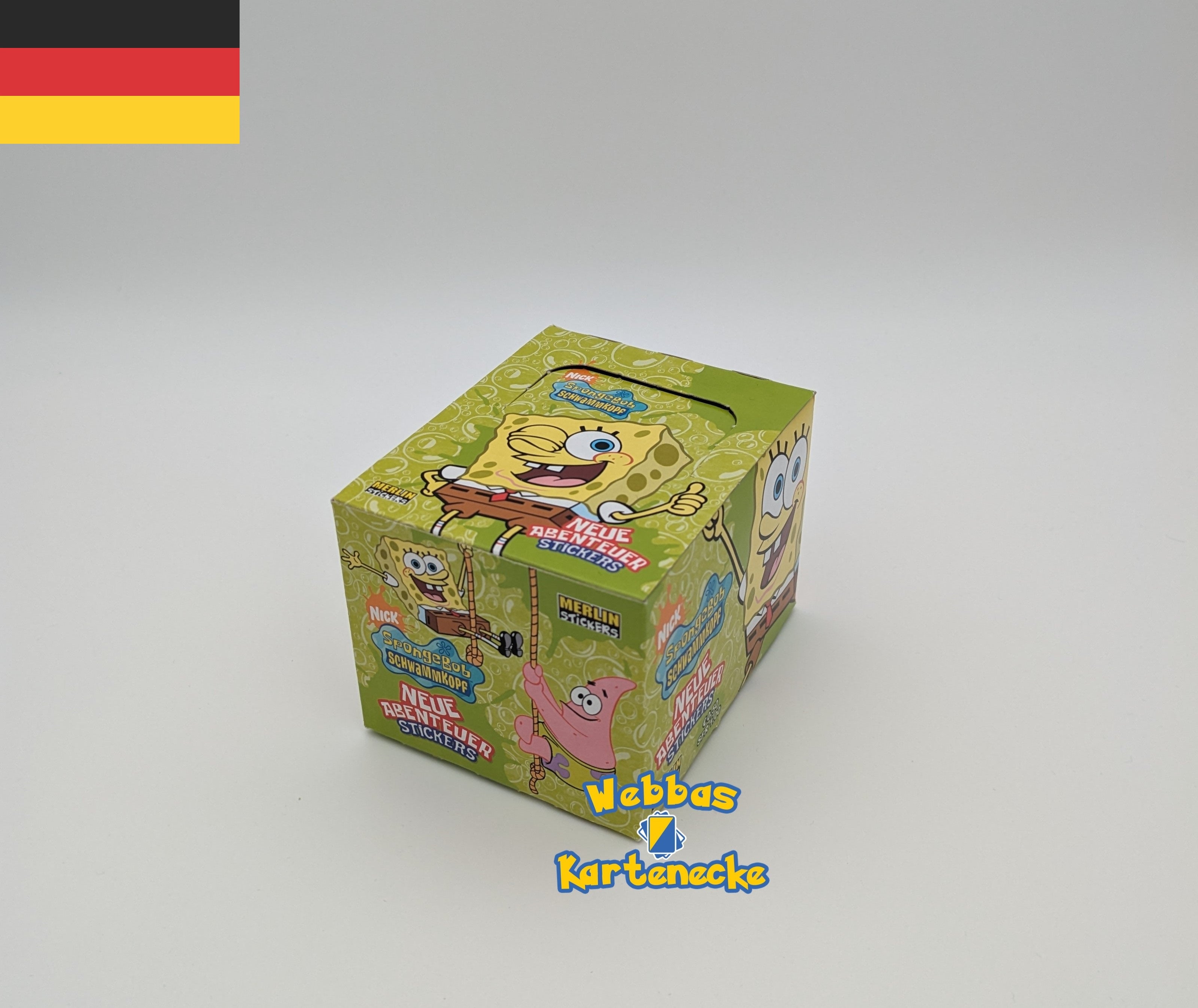Topps Merlin Nick Spongebob Schwammkopf Neue Abenteuer Sticker Display ...