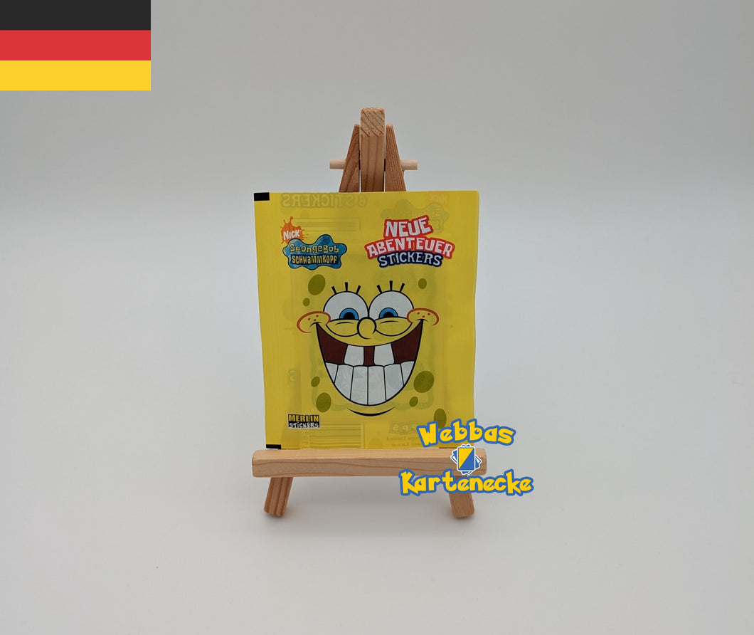 Topps Merlin Nick Spongebob Schwammkopf Neue Abenteuer Sticker Tüte