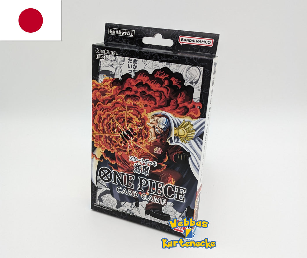 One Piece TCG Starter Deck ST-06 Navy (japanisch) Webbas Kartenecke One Piece TCG Starter Deck ST-06 Navy (japanisch) Webbas Kartenecke