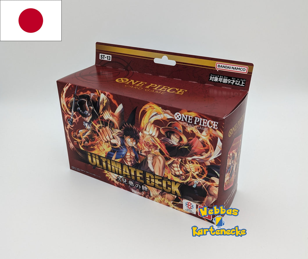 One Piece TCG Starter Deck ST-13 The Three Brothers (japanisch) Webbas Kartenecke One Piece TCG Starter Deck ST-13 The Three Brothers (japanisch) Webbas Kartenecke