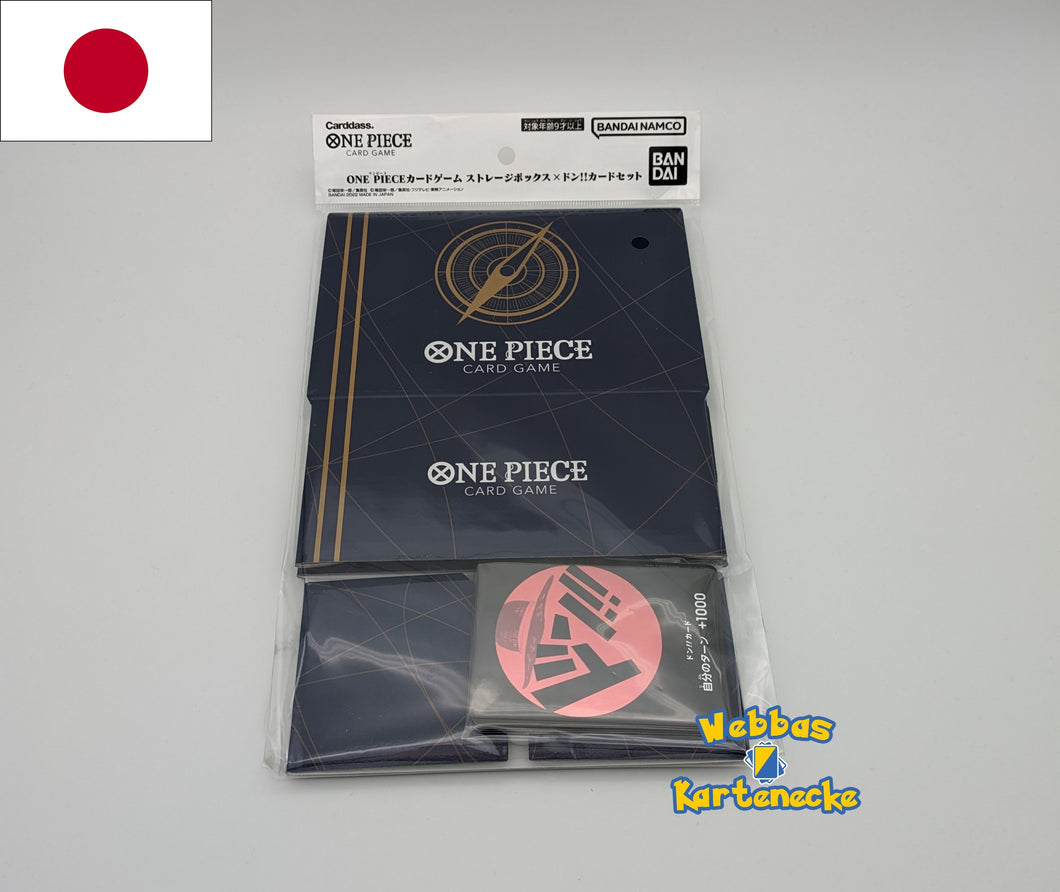 One Piece TCG Premium Bandai Storage × DON!! Card Set (japanisch)