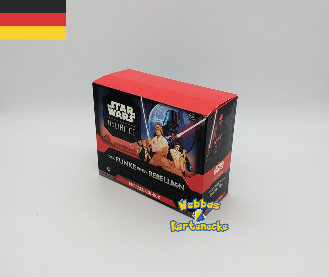 Star Wars Unlimited TCG Der Funke einer Rebellion Pre Release Box (deutsch)
