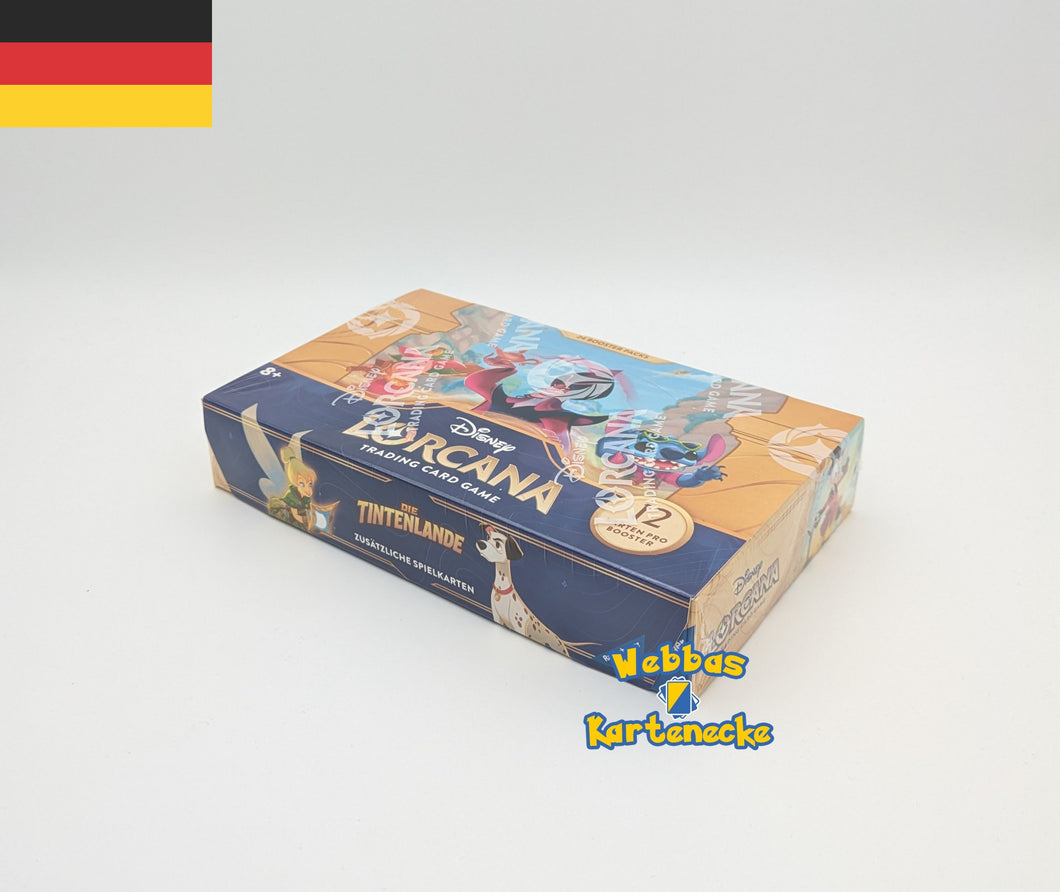 Disney Lorcana TCG 3. Kapitel Die Tintenlande Display (deutsch)