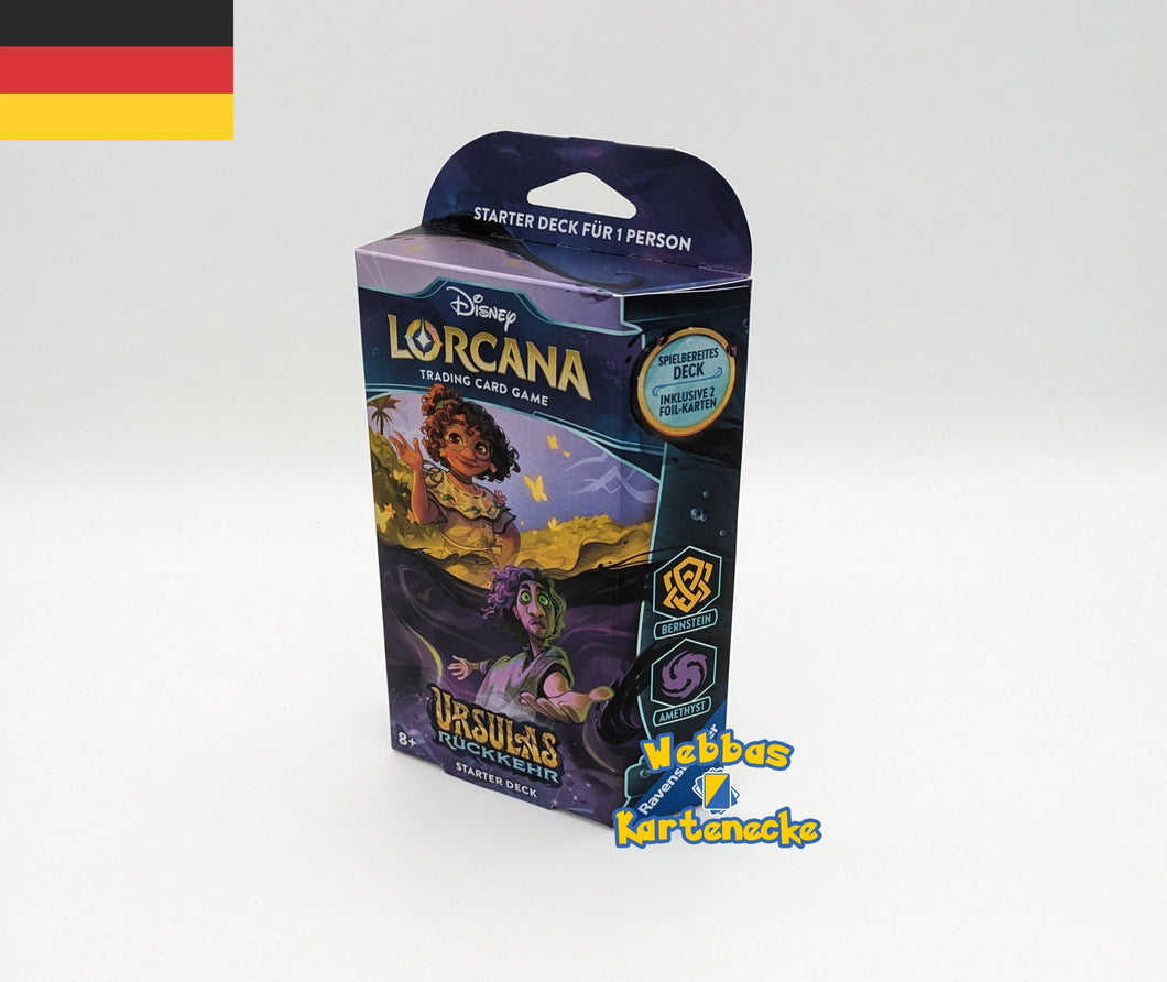 Ravensburger Disney Lorcana TCG 4. Kapitel Ursulas Rückkehr Starter Deck (deutsch)
