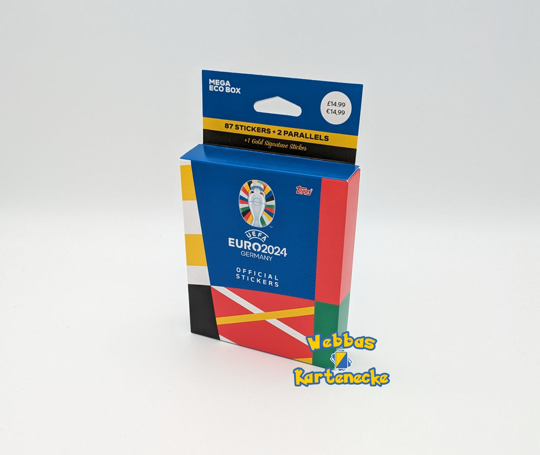 Topps UEFA EURO 2024 Official Sticker Mega Eco Pack