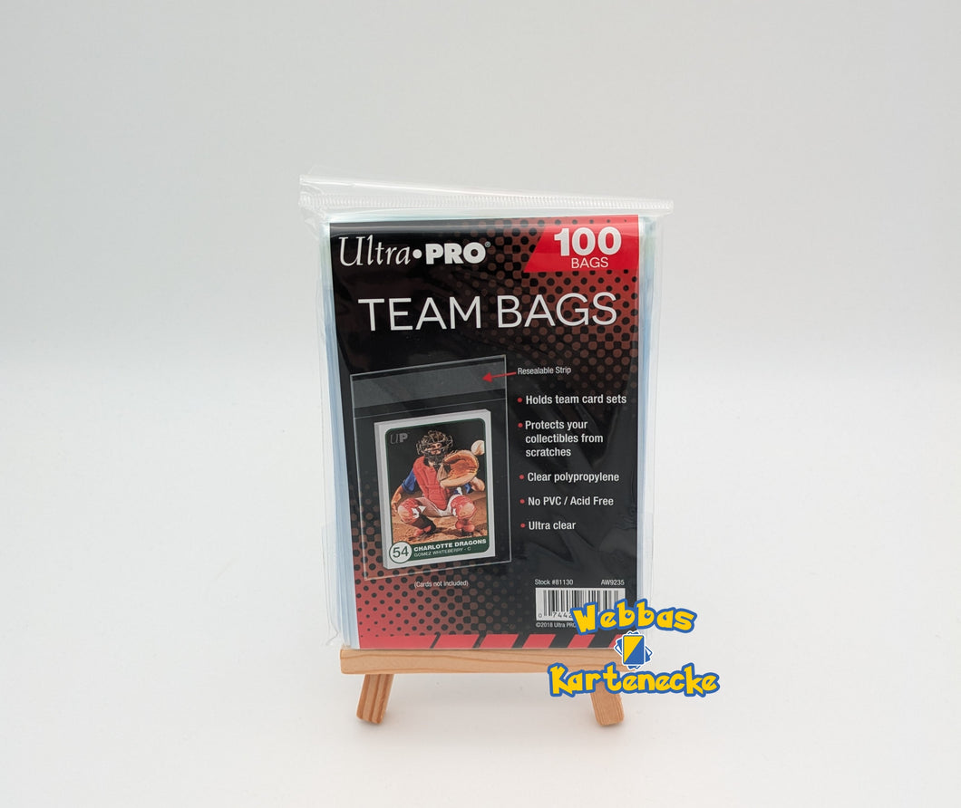 Ultra Pro Team Bags - Resealable Sleeves 100 Stück