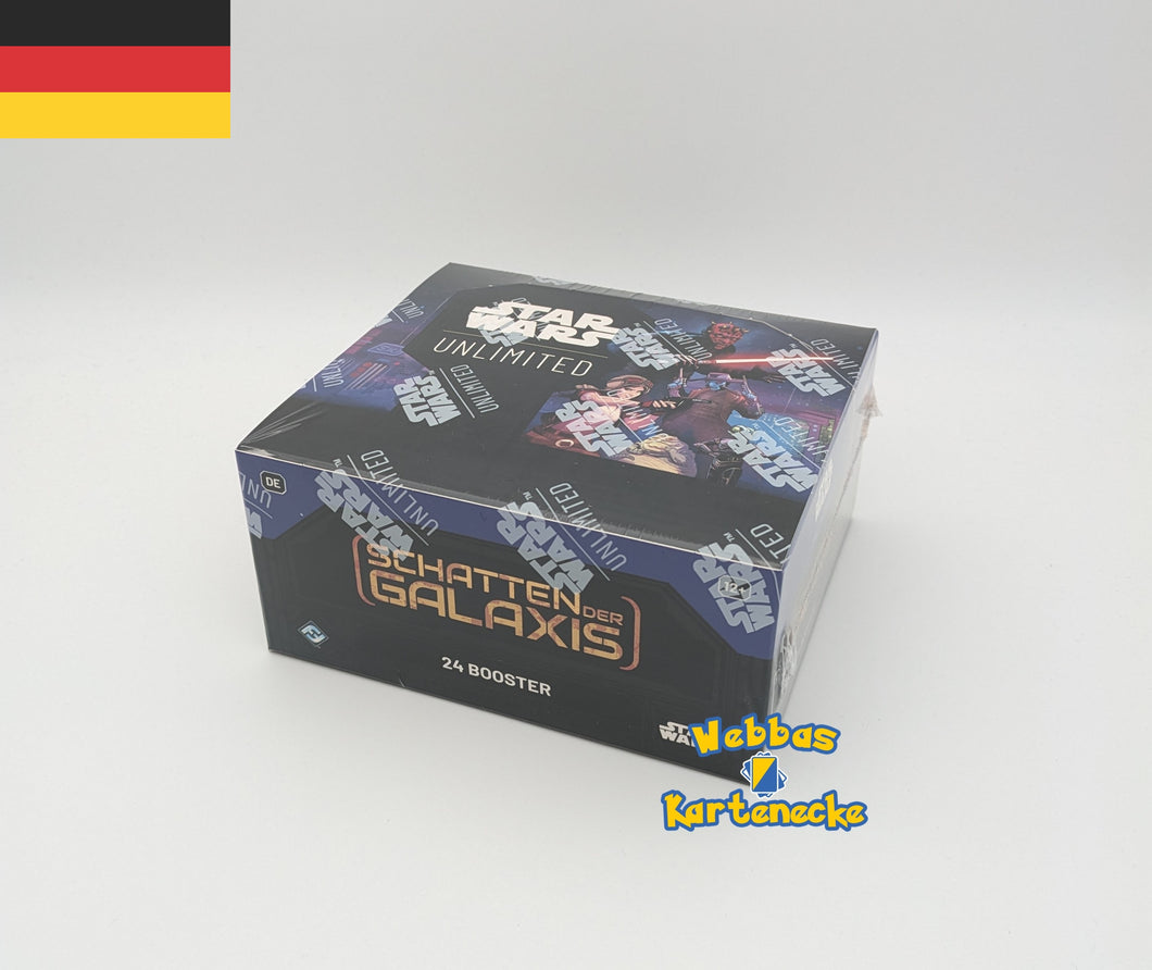 Star Wars Unlimited TCG Schatten der Galaxis Booster Display (deutsch)