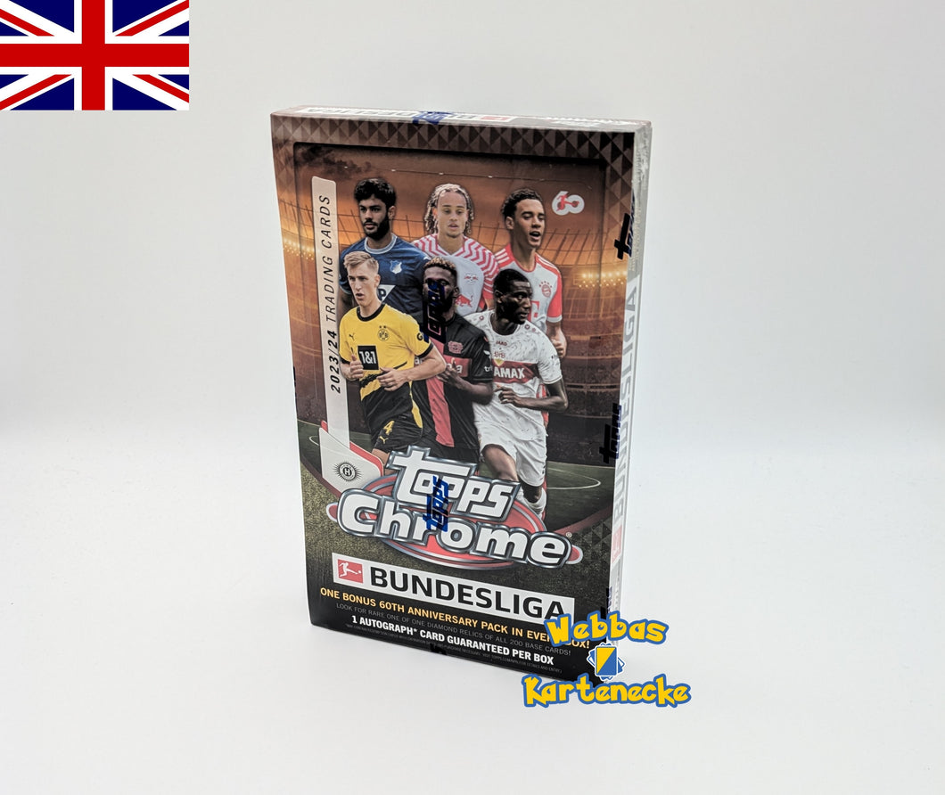 Topps Chrome Bundesliga Hobby Box 2023/24