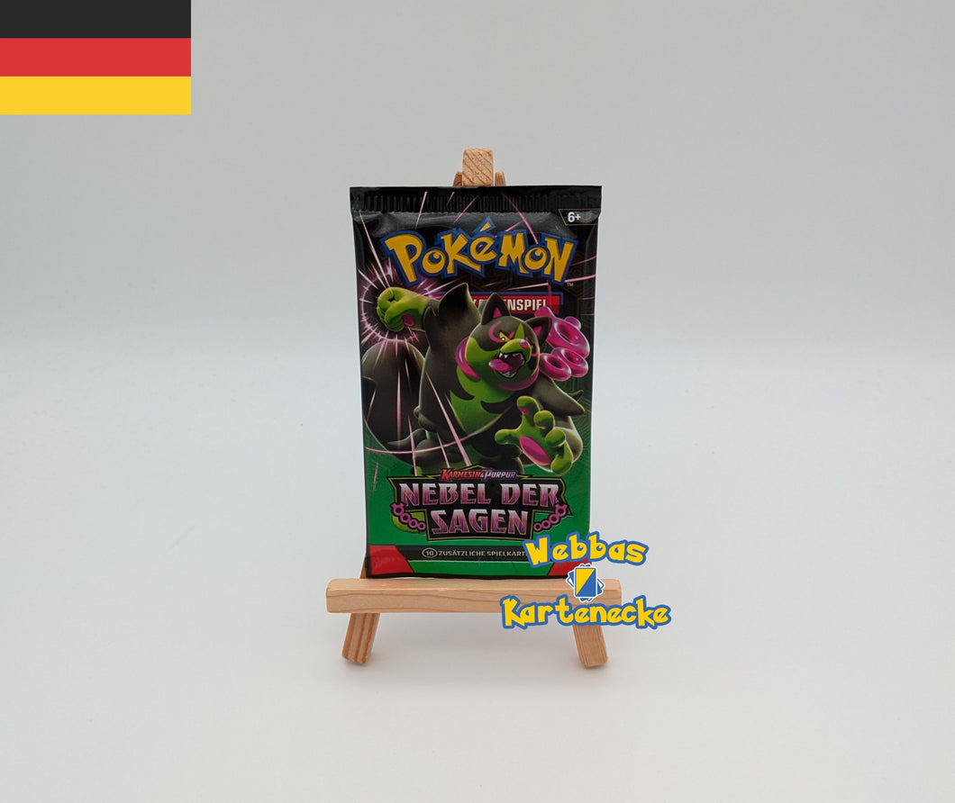 Pokemon TCG Karmesin & Purpur Nebel der Sagen Booster (deutsch)