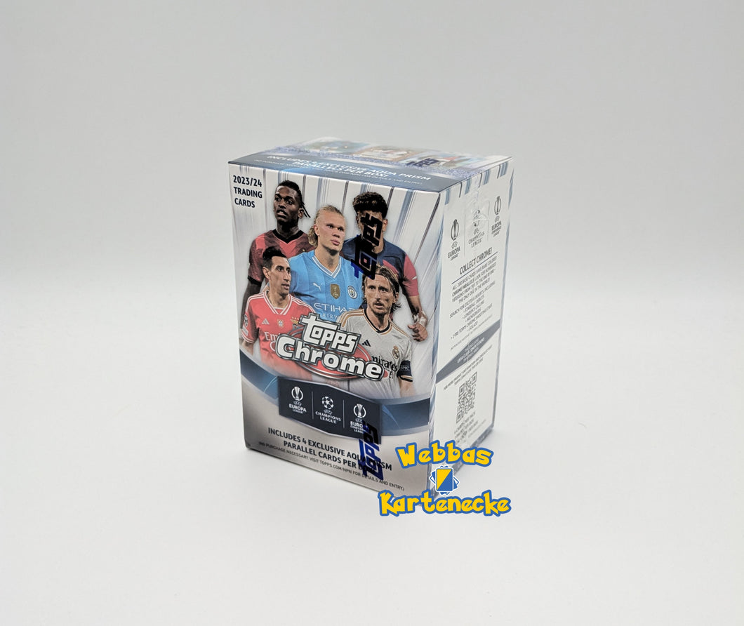 Topps Chrome UEFA Club Competitions 2023/24 Blaster Box