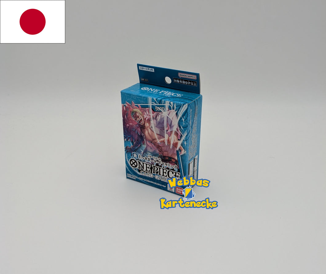 One Piece TCG Starter Deck ST-17 Blue Donquixote Doflamingo (japanisch)