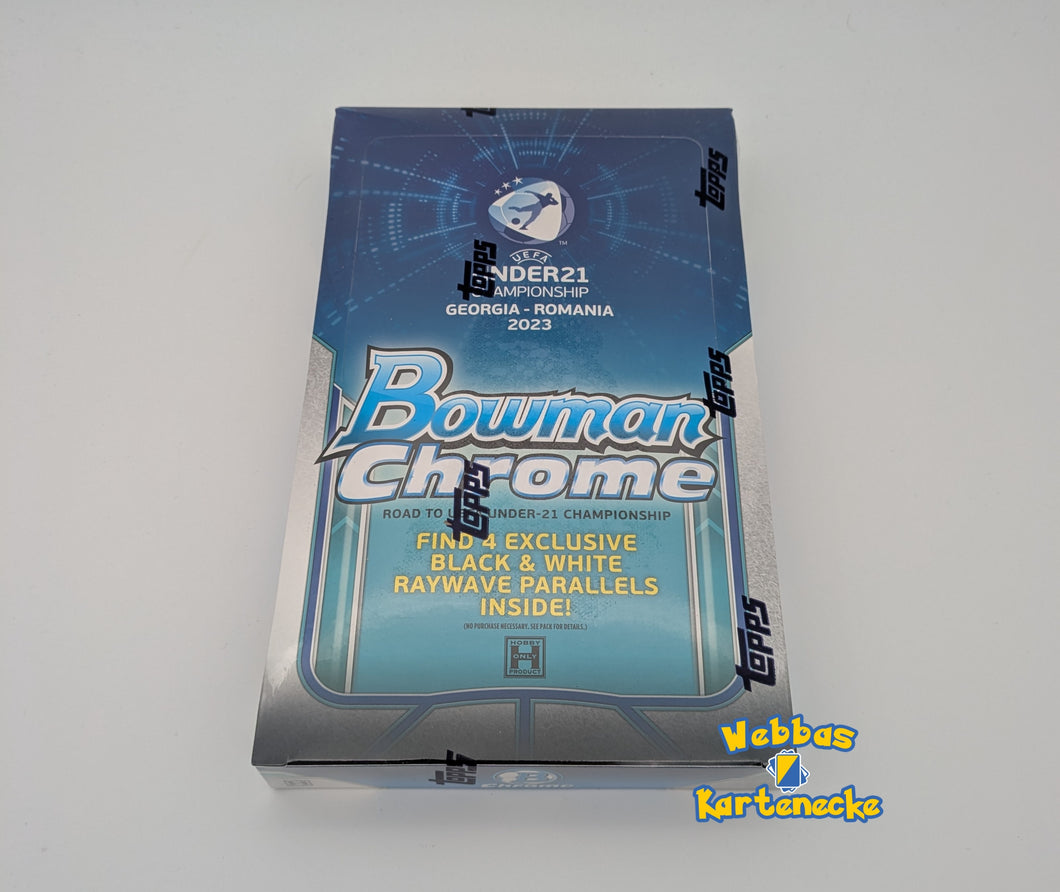 2022 Topps Bowman Chrome Road to UEFA Under-21 Championship Soccer LITE Box