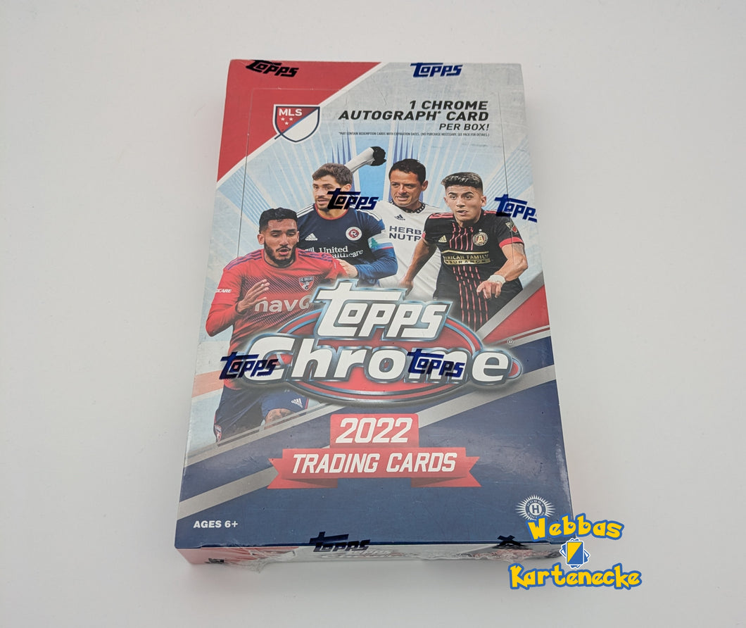 2022 Topps Chrome Major League Soccer Hobby Box MLS