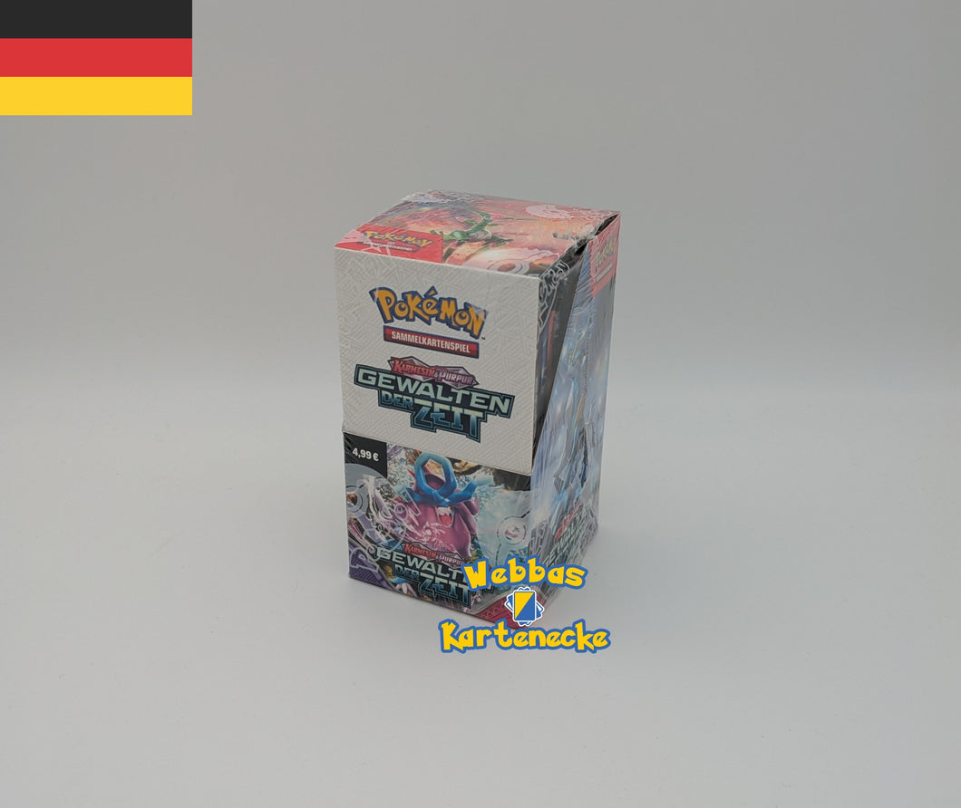 Pokemon TCG Karmesin & Purpur Gewalten der Zeit Display 18 Booster (deutsch)