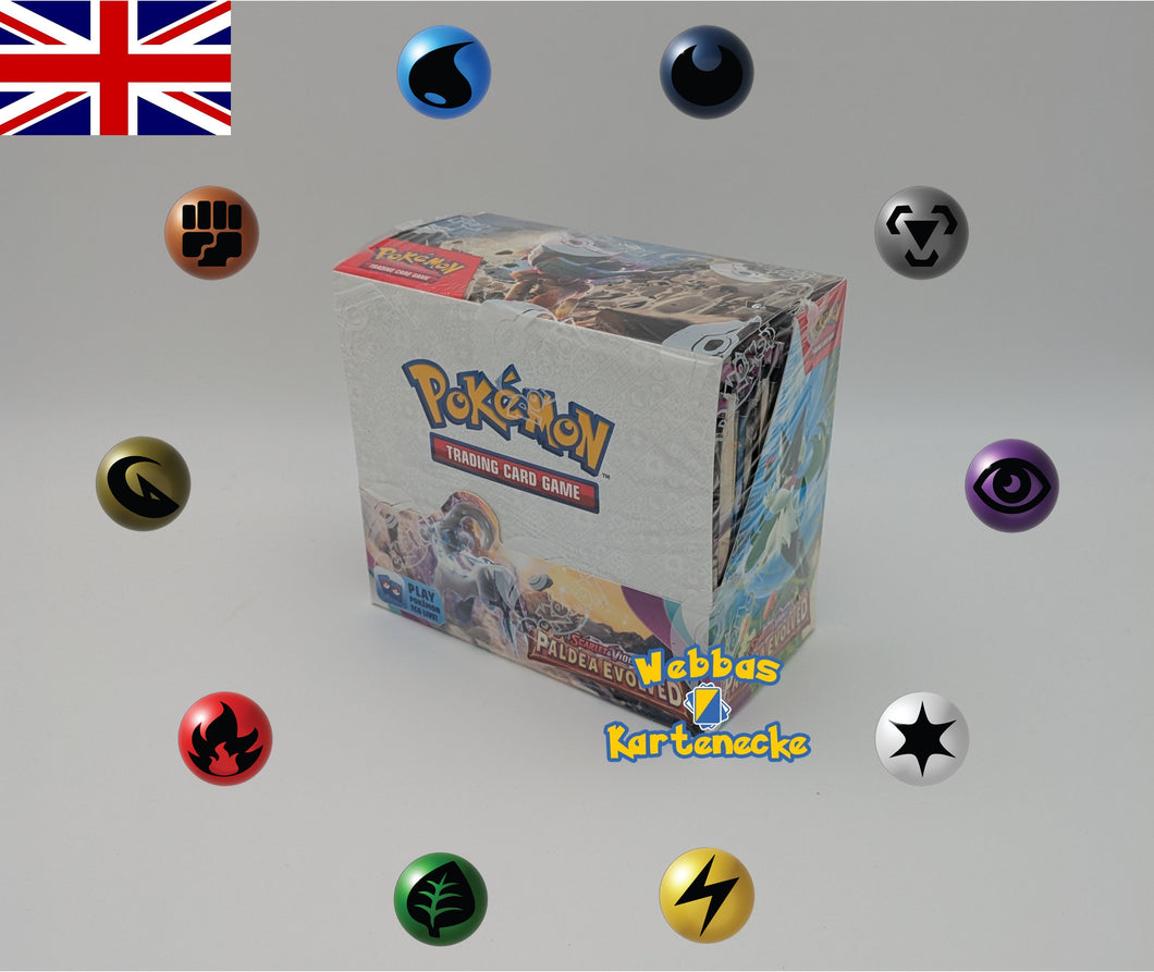 RANDOM ENERGY BREAK - Pokemon TCG Paldea Evolved Display (englisch)