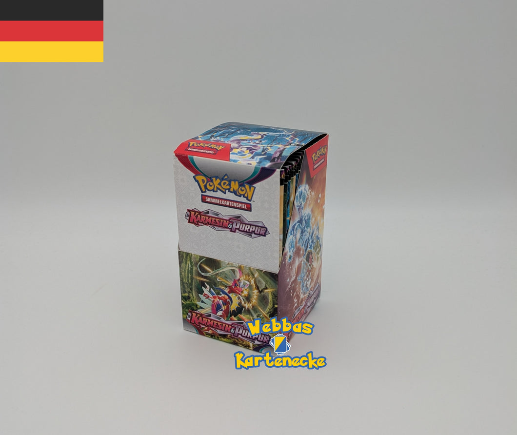 Pokemon TCG Karmesin & Purpur Display 18 Booster (deutsch)
