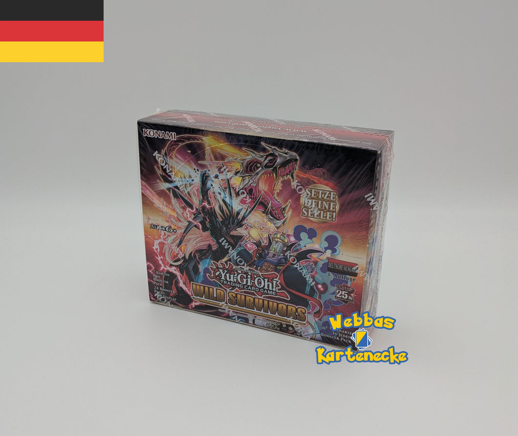 Yu-Gi-Oh! TCG Wild Survivors 1. Auflage WISU Display (deutsch)