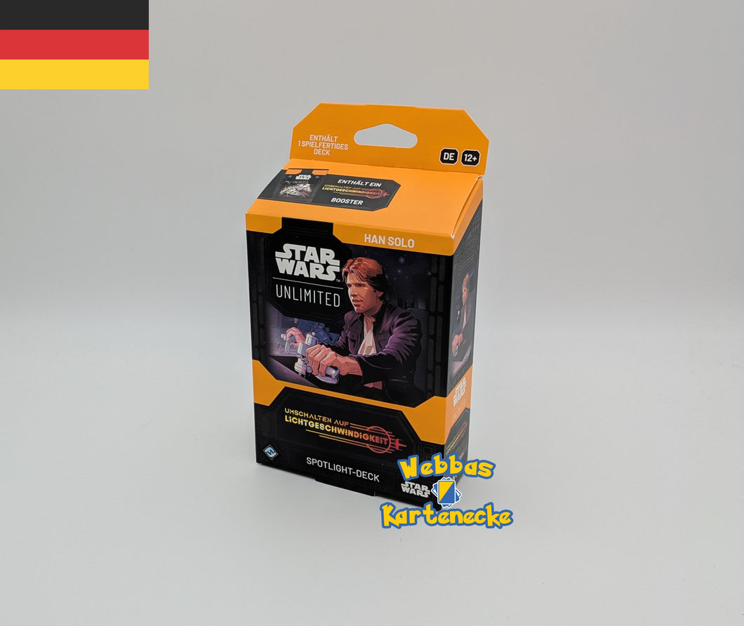 Star Wars Unlimited TCG Umschalten auf Lichtgeschwindigkeit Spotlight Starter Deck (deutsch)