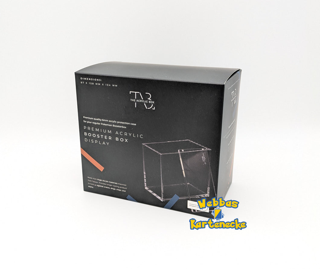 Acryl Case Pokemon TCG Display Booster Box mit Magneten 
