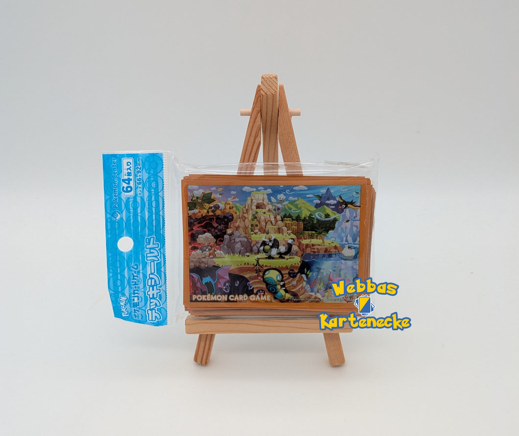 Pokemon Super Electric Breaker Connected World - Everyones Home Sleeves 64 Stück japanisch Pokemon Center exclusive