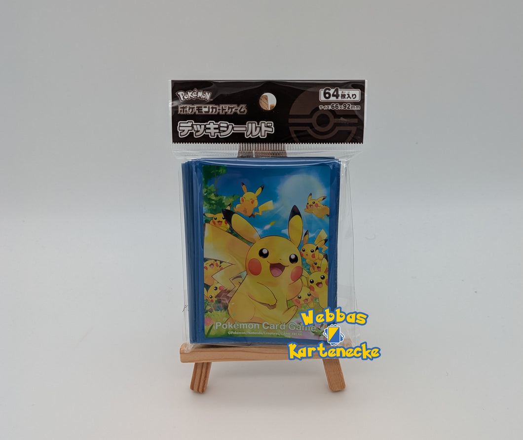 Pokemon Pikachu Large Collection Sleeves 64 Stück japanisch Pokemon Center exclusive