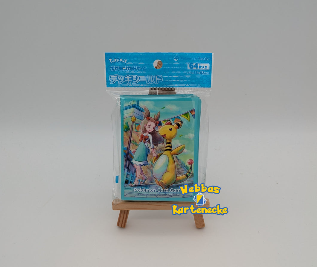 Pokemon Super Electric Breaker Jasmin Ampharos Sleeves 64 Stück japanisch Pokemon Center exclusive