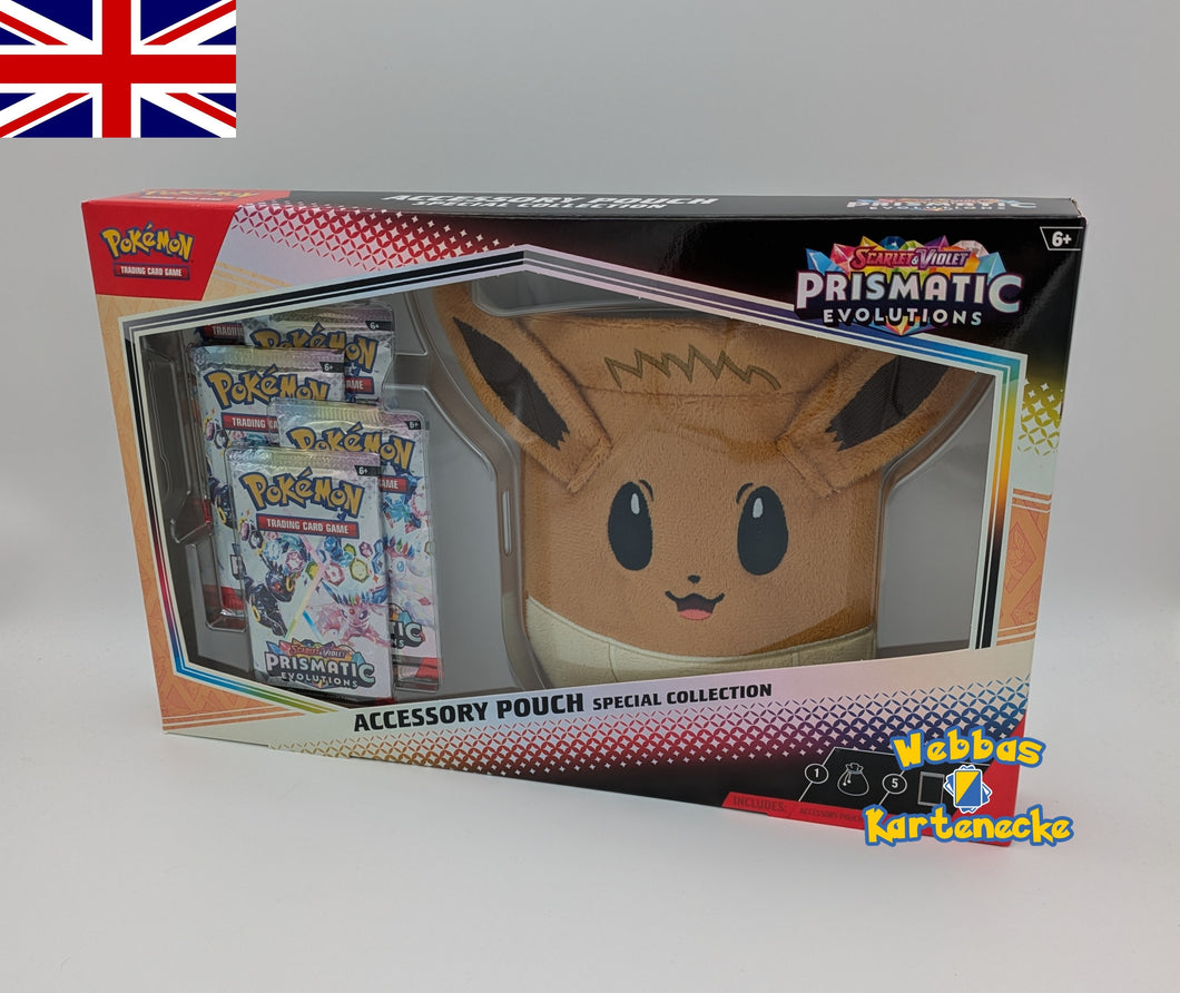 Pokemon TCG Scarlet & Violet Prismatic Evolutions Accessory Pouch Special Collection (englisch)