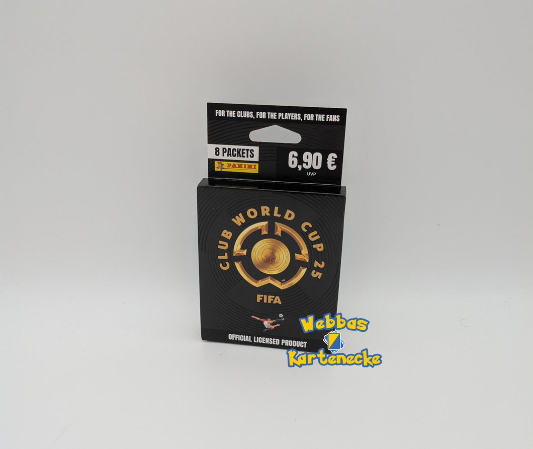 Panini FIFA Club World Cup 2025 WM Official Sticker Eco Blister mit 8 Tüten