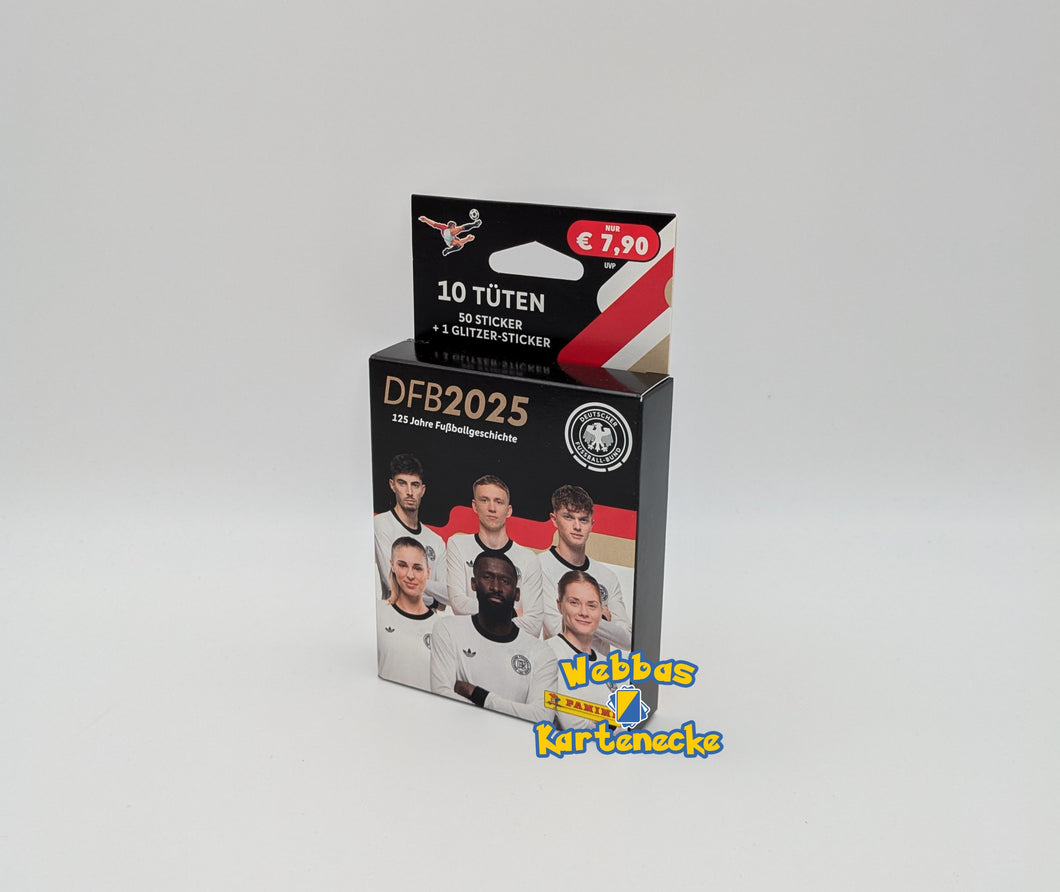 Panini DFB 2025 - 125 Jahre Fußballgeschichte Sticker Eco Blister 10 Tüten