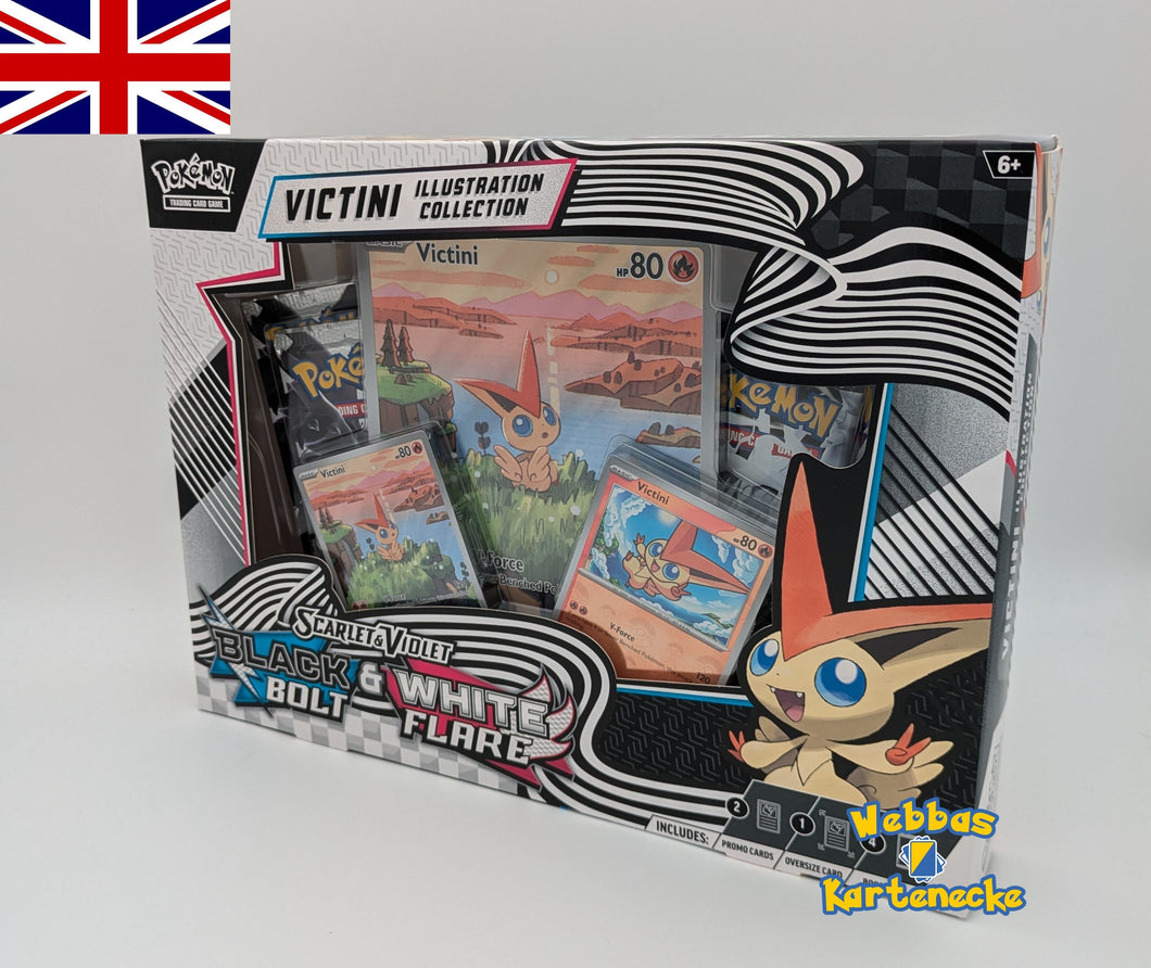 Pokemon TCG Black Bolt & White Flare Unova Victini Illustration Collection (englisch)