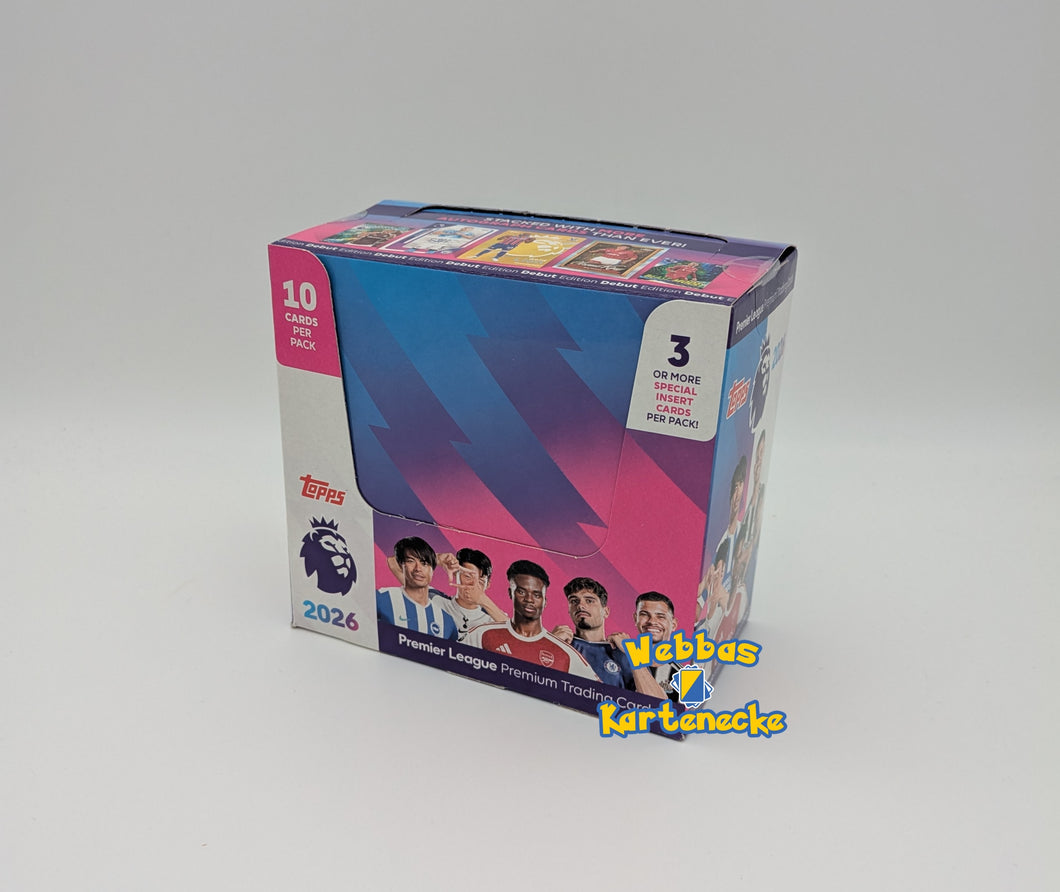 Topps Premier League 2025/2026 Trading Cards Display