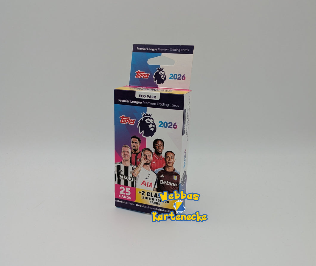 Topps Premier League 2025/2026 Trading Cards Eco Pack