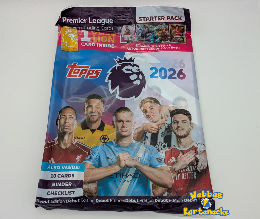 Topps Premier League 2025/2026 Trading Cards Starter Pack
