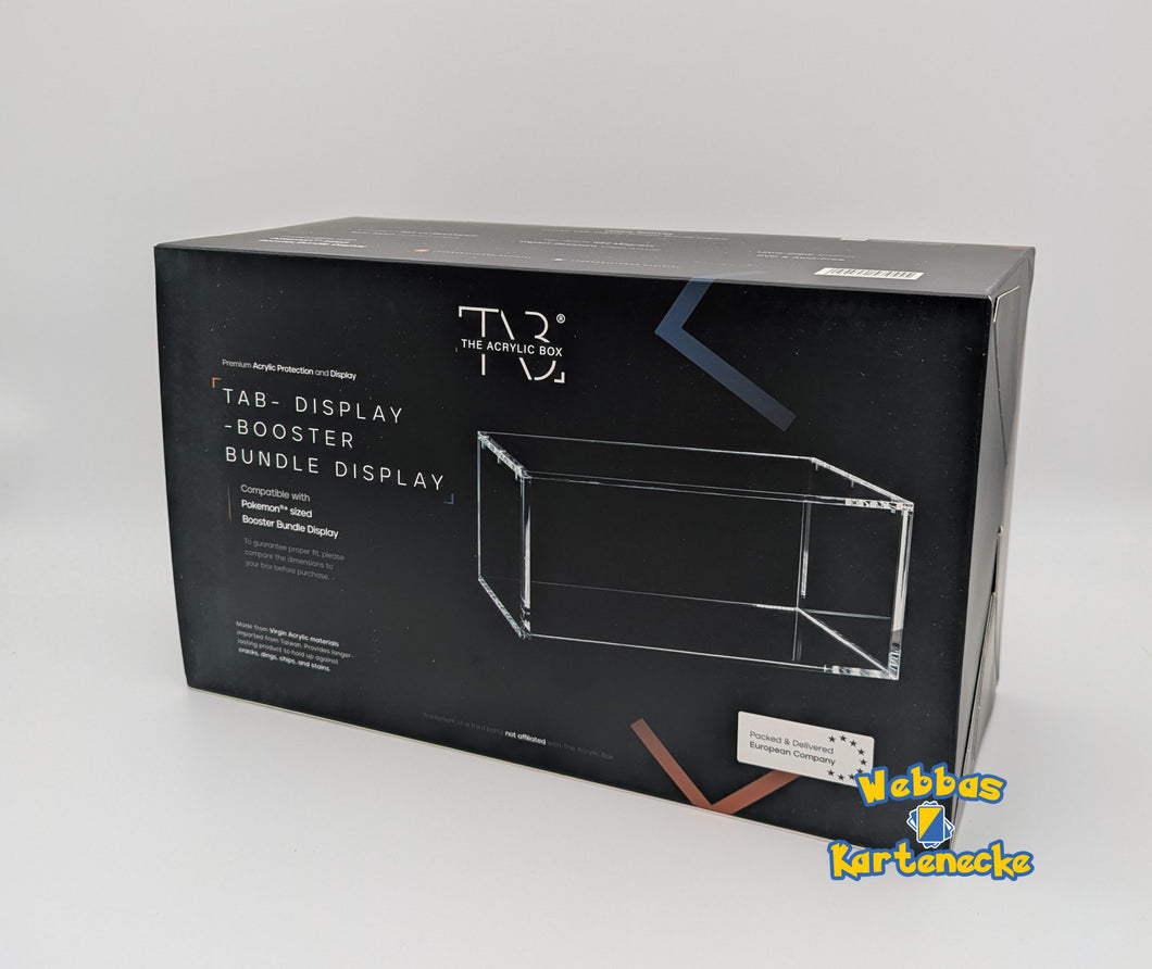 Acryl Case Pokemon TCG Booster Bundle Display Case mit Magneten 
