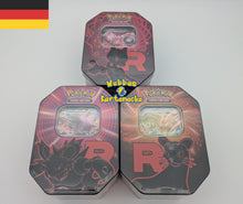 Lade das Bild in den Galerie-Viewer, Pokemon TCG Team Rocket Tin Box (deutsch)
