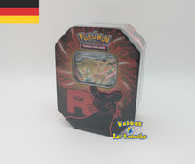 Lade das Bild in den Galerie-Viewer, Pokemon TCG Team Rocket Tin Box (deutsch)

