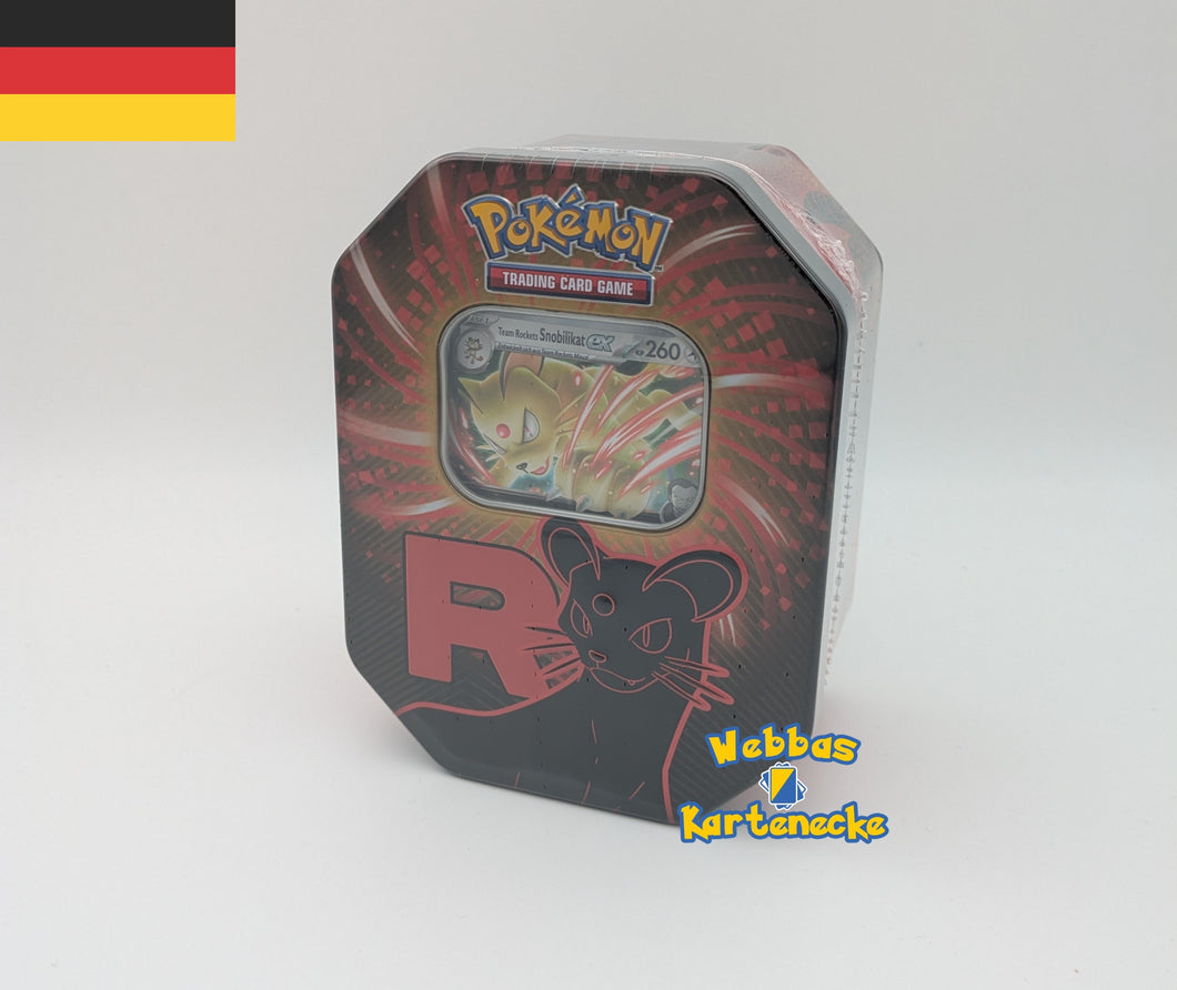 Pokemon TCG Team Rocket Tin Box (deutsch)