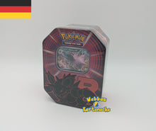 Lade das Bild in den Galerie-Viewer, Pokemon TCG Team Rocket Tin Box (deutsch)
