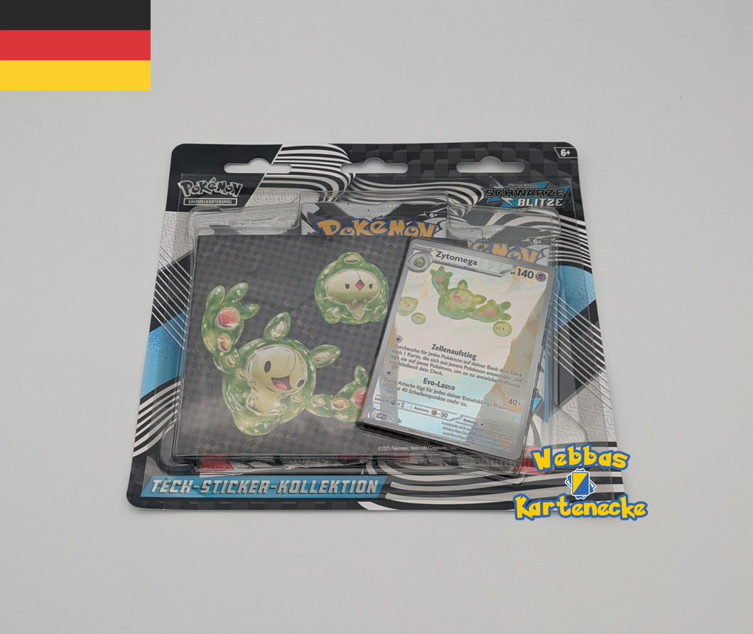 Pokemon TCG Schwarze Blitze Tech Sticker Kollektion Zytomega (deutsch)