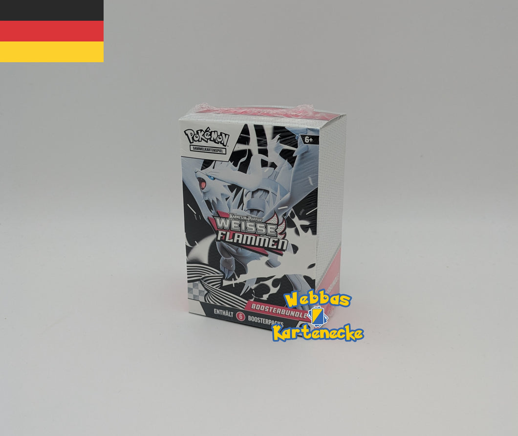 Pokemon TCG Karmesin & Purpur Weisse Flammen Booster Bundle (deutsch)
