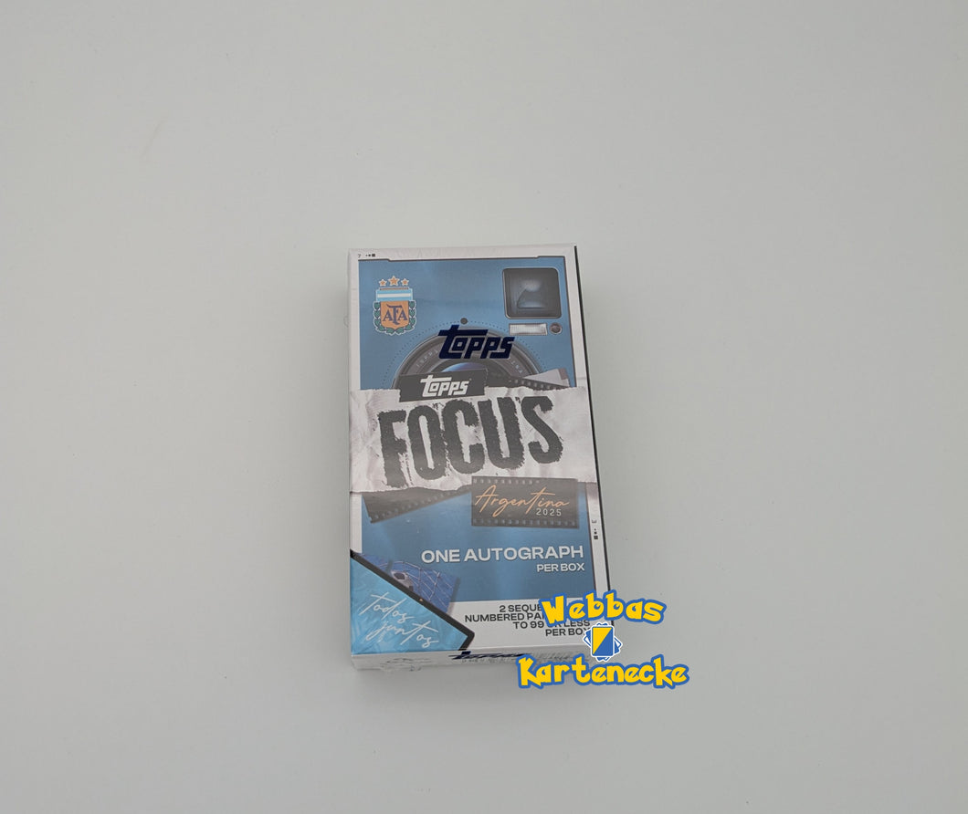 Topps Focus Argentina 2025 Soccer Cards Box