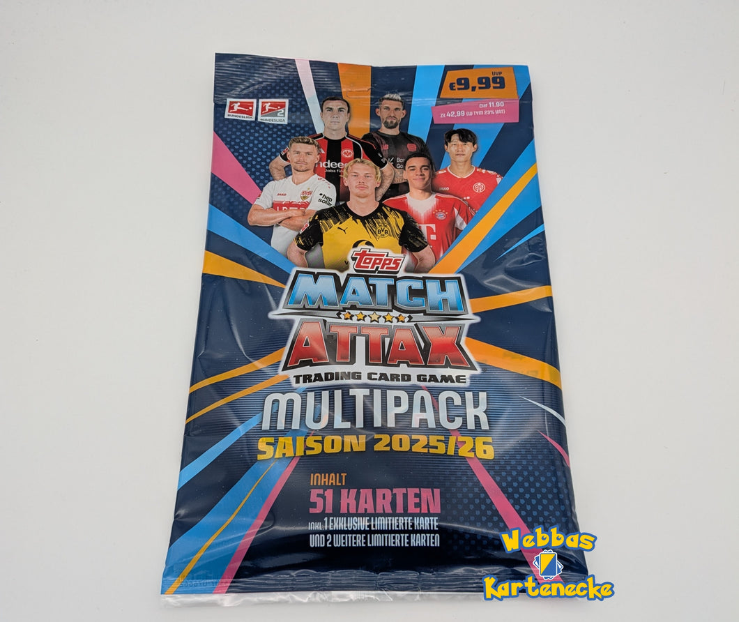 Topps Match Attax Bundesliga 2025/2026 Multipack