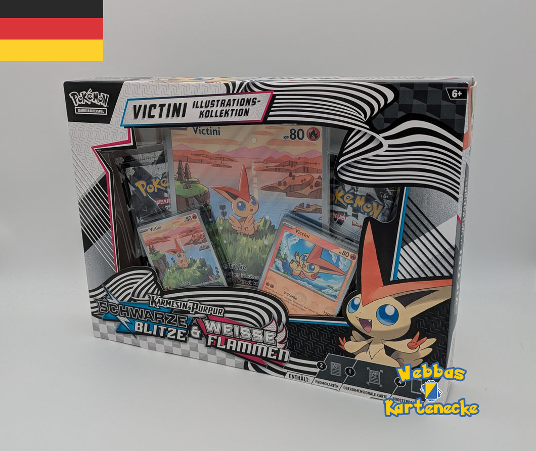 Pokemon TCG Schwarze Flammen & Weisse Flammen Unova Victini Illustrations Kollektion (deutsch)