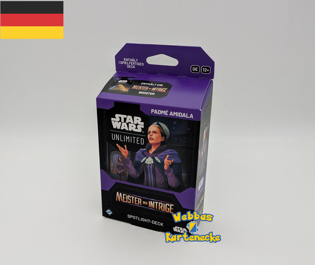 Star Wars Unlimited TCG Meister der Intrige Spotlight Starter Deck (deutsch)
